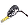 HARDY WORKING TOOLS Bandmass, Maßband Breite 19mm, Länge 5m, Gürtelklemme, Aufrollsystem, verschiebbarer Endhaken, A0700-451905 schwarz 5 m x 19 mm