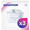 AQUAPHOR Maxfor+ Filtri per Acqua Compatibili con tutte le Caraffe di Grandi marchi - Confezione 3 con Magnesio