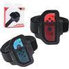 RUNEAY Confezione da 2 cinghie per gambe compatibili con Nintendo Switch Sports Soccer/Ring Fit Adventure, regolabili e traspiranti, compatibili con Switch OLED/Switch, per adulti