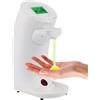 BAKAJI Dispenser Sapone Automatico 250ML Erogatore Sensore a Infrarossi e Display LCD