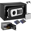 BAKAJI Cassaforte a Muro Numerica Digitale Elettronica 31x20x20 cm Sicurezza Casa Hotel