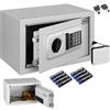 BAKAJI Cassaforte a Muro Numerica Digitale Elettronica 31x20x20 cm Sicurezza Casa Hotel
