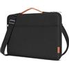 DOMISO 15.6 pollici Custodia Borsa Impermeabile Notebook Portatile Borsa Sleeve Custodia PC Portatile Compatibile con 15.6 HP 15/ThinkPad E575/Lenovo IdeaPad S510/Dell Alienware 15/Dell XPS 15,Nero