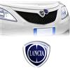 Lancia 21262 Adesivo 3D Logo Ufficiale per Ypsilon, Anteriore, 58 x 60 mm