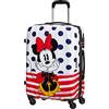 American Tourister Disney Legends - Spinner M, Bagaglio per bambini, 65 cm, 62.5 L, Multicolore (Minnie Blue Dots)