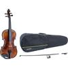 GEWA Set Violino Allegro VL 1 - 1/4 pronto per suonare, acero massello europeo e abete europeo, verniciato a mano, arco in carbonio, corde Larsen Aurora, custodia per violino