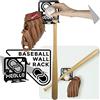 MEOLLO Supporto per Gancio per Mazza da Baseball (100% Acciaio)