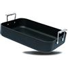 TVS ISPIRATA Teglia da Forno Alta Rettangolare Antiaderente in Alluminio Resistente ai Graffi 35x24cm, Made in Italy, Lasagnera, con 2 Maniglie in Acciaio