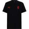 AC Milan T-Shirt Ess, Maglietta in Cotone, Adulto, XXL