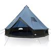 your GEAR Tenda Ravello - Tenda da tipio, in 2 misure, per 4-8 persone, tenda familiare con diametro di 400 cm o 500 cm, tenda da campeggio con colonna d'acqua 5000 mm, protezione UV 50+, fondo