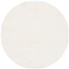vidaXL Piano Tavolo Rotondo Bianco Ø70x3 cm in Legno Massello di Pino