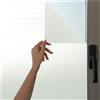 MARAPON Pellicola per Vetri Finestre a Righe Sottili 0,445x2 m Adesione Statica Senza Colla Vetrofania Decorativa per Privacy e Protezione UV per Bagno e Ufficio