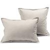 Caleffi 74985 Microfibra Modern Arredo Cuscino, Nocciola