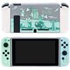 ENFILY Custodia Genshin Impact Venti Compatibile con Nintendo Switch, Cover Dockabile, Custodia Ergonomica con Impugnatura Morbida in TPU per Joycon, Set Sparkle Skin