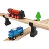 Locorico - 4 pile di ponti per treno in legno (Impilabile)