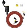 SUPRBIRD Presa Accendisigari con Cavo Prolunga 1.2m/3 Metro,con 20A/25A Fusibile,Presa Caricatore Auto DC 12V-24V Adattatore Universale Impermeabile per Barca, Auto, Motocicletta