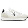 Calvin Klein Jeans CK Jeans Men Runner SO Laceup NY-Lth Runner Sneaker Bright White/Creamy White/Black Size 43