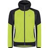 MONTURA premium wind hoody jacket uomo MJAW48X 4793 colore verde lime/piombo giacca pile ideale per trekking alpinismo arrampicata e attività outdoor invernali