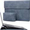 HYZUO 13 Pollici Custodie per PC Portatile Borsa con Funzione Stand per 2026-2018 MacBook Air 13 M5 M4 M3 M2 M1, 2026 13 MacBook Neo, 2026-2016 MacBook Pro 13 M2 M1, 13 iPad Pro/Air, Blu Haze