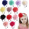 LICHENGTAI Cerchietto per Capelli Bambine 12 Pezzi Fascia per Capelli Neonata Fasce per Capelli Bambina con Fiore Fascia Capelli Bambina Cerchi per Capelli Bambina Accessorio per Capelli Bambina