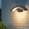 Aiskdan Applique da Parete Esterno/Interno LED, Applique Esterno Metallo 24W, IP54 Lampada da parete impermeabile adatta per villa, giardino, corridoio, camera da letto, luce calda 3000K