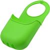 Aerzetix - C73702 - Organizer per lavello porta spugna per appendere 200x100x45mm con 1 tasca portaoggetti - cucina gocciolante sapone bagno - in silicone - colore verde