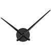 Timelike Lancette per orologio 3D, grandi aghi per orologio, movimento al quarzo, kit meccanismo per orologio da parete, parti di ricambio fai da te (nero-T42B)