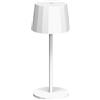Wilmà Mini Lampada da Tavolo Led Ricaricabile Impermeabile Autonomia 5h | Lampada da Comodino in Alluminio IP54, Lampada Dimmerabile Led Ricaricabile Senza Fili con Touch Control e Antiribaltamento