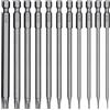 JSMTKJ Set 11 Inserti Torx T6-T40 Da 100 mm, Punte Magnetiche Con Attacchi Da 1/4