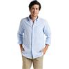 Win's Camicia da uomo in lino e cotone - Made in Portogallo, azzurro, 3XL