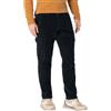 Timezone Pantaloni Cargo Uomo Regular Fit Slim Leg Tasche a Soffietto Misto Cotone Elastico, Colore:Blu Scuro, Taglia Pantalone:32W / 34L, Lunghezza della Gamba:L34