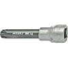 Hazet 992Lg-T50 Inserto Chiave a Bussola per Giravite Torx, Oro, Attacco Quadro, Cavo, 12.5 mm 1/2 di Pollice