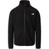 The North Face NF0A5IHSKX7 M Glacier PRO Full Zip - EU Maglia Lunga Uomo Black-Black Taglia S