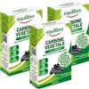 Equilibra Integratori Alimentari, Carbone Vegetale, Integratore a Base di Carbone Vegetale, Contribuisce alla Riduzione dell'Eccessiva Flatulenza Postprandiale, 3 pezzi da 50 compresse
