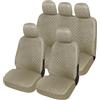 Auto Accessori Lupex A21 Coprisedili auto universali, anteriori e posteriori (Set Completo, Beige)