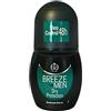 BREEZE Set 6 Deodorante Roll-On Men Dry Protezione 50 Ml. Cura Del Corpo
