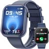 Hwagol Smartwatch Uomo Donna, 1,85'' Schermo Orologio Smartwatch con Chiamata Bluetooth e Risposta Vivavoce, Smart Watch con Contapassi, Cardiofrequenzimetro da Polso, Orologio Fitness per Android iOS