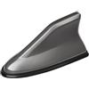 CGEAMDY Antenna Pinna Squalo, Pinna Di Squalo Copertura Am/Fm Segnale Antenna, Decorazione per Modificare L'aspetto Dell'auto, Antenna per Auto Universale per Auto Suv Camion Furgone(Grigio)