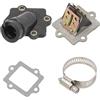 FanPaYY Blocco membrana di ricambio + collettore di aspirazione + guarnizioni set per scooter Aerox Nitro Aprilia SR50, materiale gomma