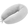 Totsy Baby Cuscino gravidanza 190cm - Supporto per dormire sul fianco e alleviare la schiena Lungo per letto matrimoniale o singolo Perfetto per il relax in maternità forma a C Mussola Oeko-Tex