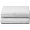 Top Towel - 2 Asciugamani Doccia - Asciugamani bianchi Hotel - Grandi asciugamani - 100% cotone - Bianco - 70x 140 cm