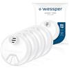 Wessper Filtri Acqua a Disc per Bottiglia, Filtro Compatibile con Wessper Activemax Triline 0,5 Litri e ION8 0,7 Litri, 1 Litro, 1,2 Litri, Filtro Carbone Acqua - 4 Pezzi