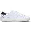 D.A.T.E. - HILL LOW VINTAGE CALF Sneaker uomo bianca/nera in pelle