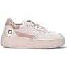 D.A.T.E. Sneaker donna panna/rosa in pelle