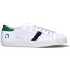D.A.T.E. Sneaker uomo bianca/verde in pelle