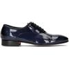 EVEET Stringata uomo blu in pelle
