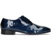 EVEET Stringata uomo blu in pelle