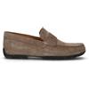 GEOX Mocassino uomo grigio in pelle