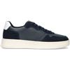 GEOX Sneaker uomo blu/bianca in pelle