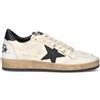 GOLDEN GOOSE BALL STAR Sneaker donna bianca in pelle